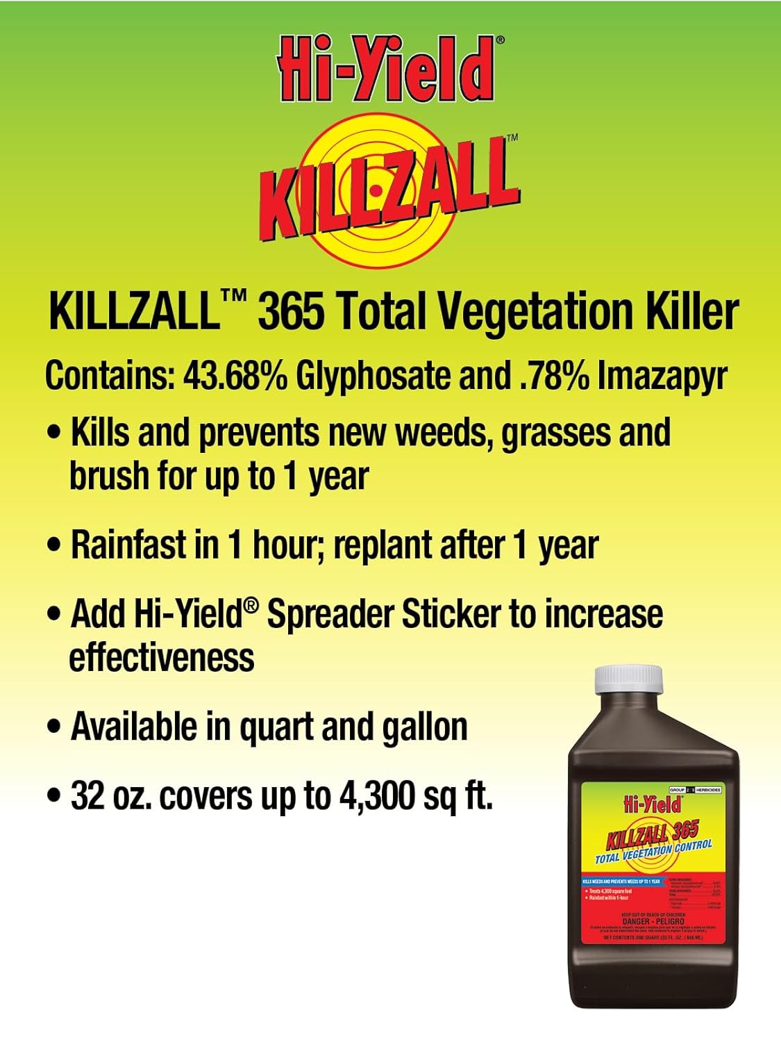Hi-Yield (32171) Killzall 365 (1 gal)