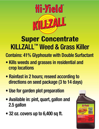 Hi-Yield (33693) Super Concentrate Killzall Weed & Grass Killer (1 gal)